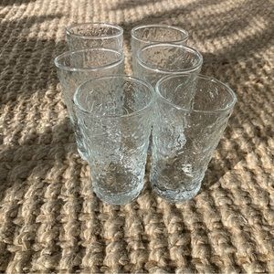Set of 6 Anchor Hocking Small Juice Glasses